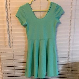 Mint green skater dress